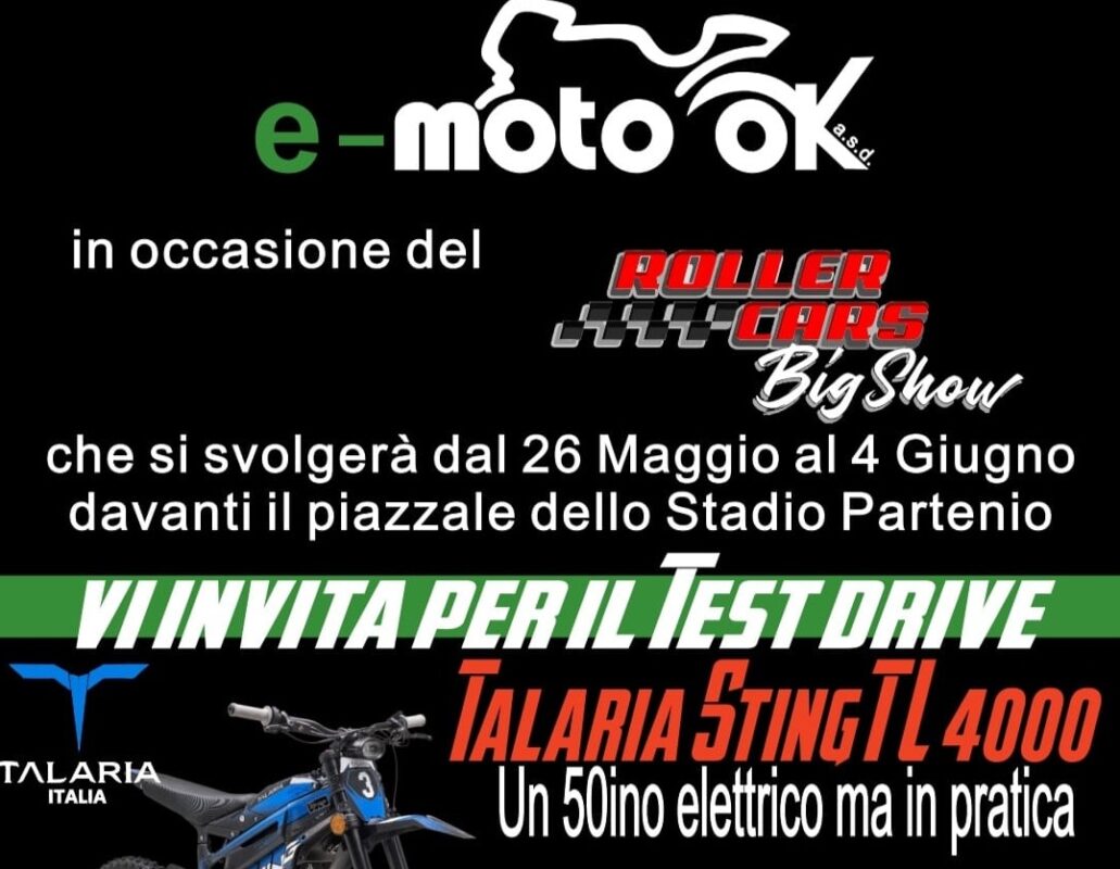 E-Moto Ok vi invita a provare il Talaria Sting tl 4000