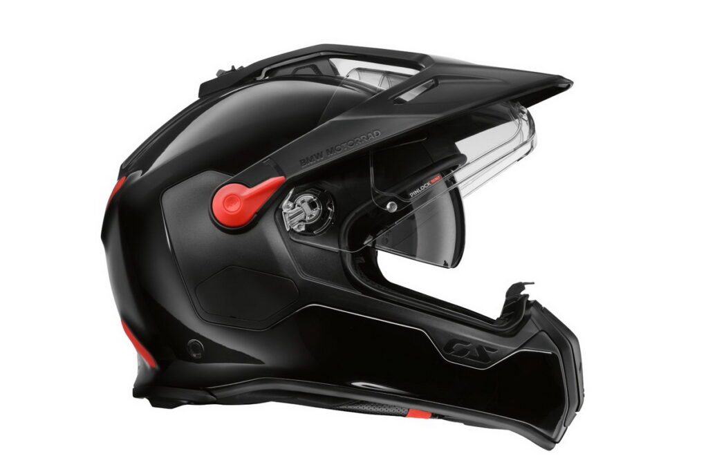 BMW Motorrad presenta il casco GS Rallye Carbon con visiera parasole e BMW ConnectedRide COM P1 GS