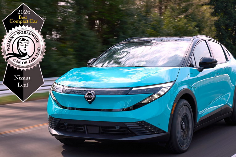 Nissan LEAF premiata come Migliore Auto Compatta al Mondo dal Women’s Worldwide Car of the Year